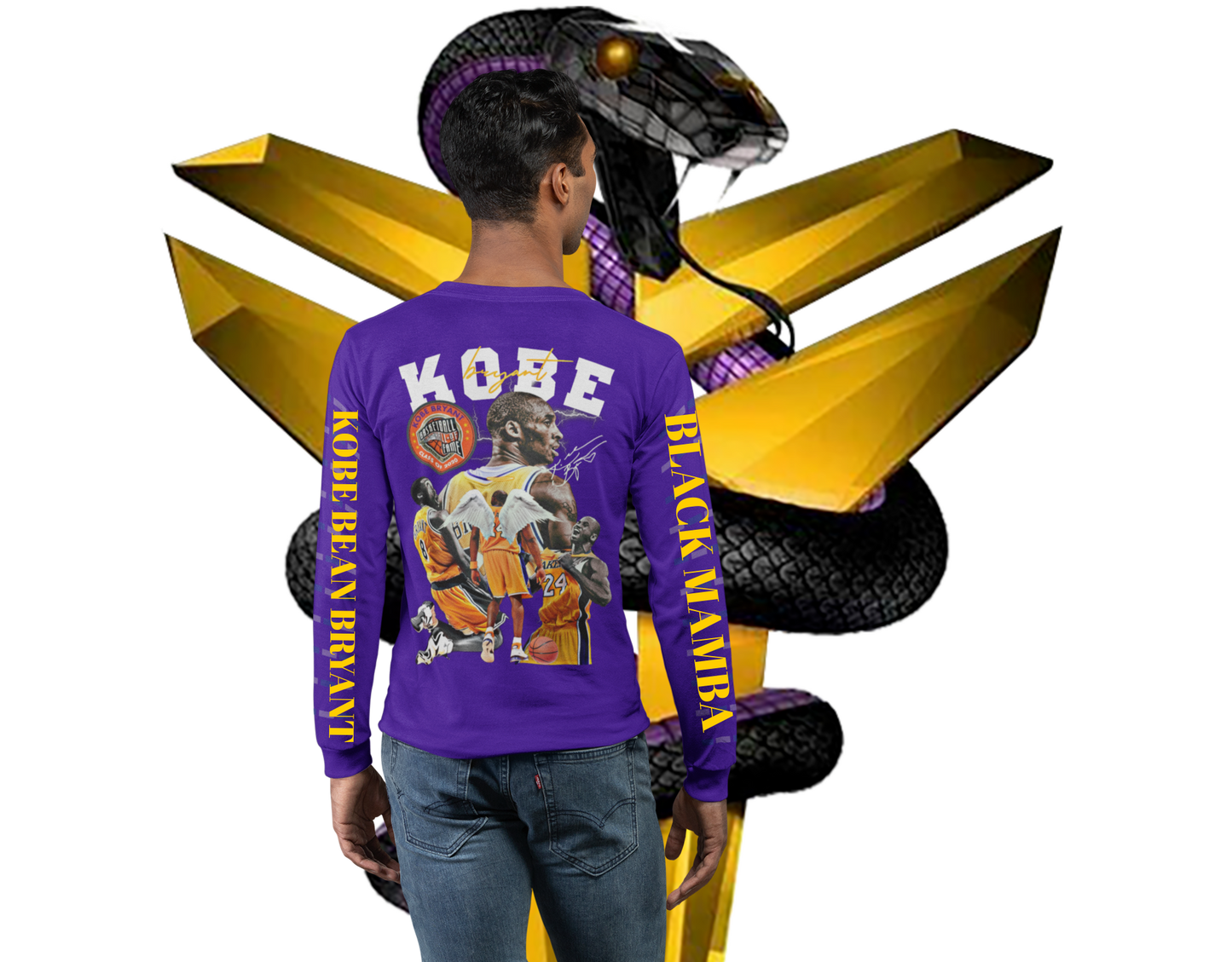 LONG, SHORT SLEEVES AND HOODIES KOBE BLACK MAMBA