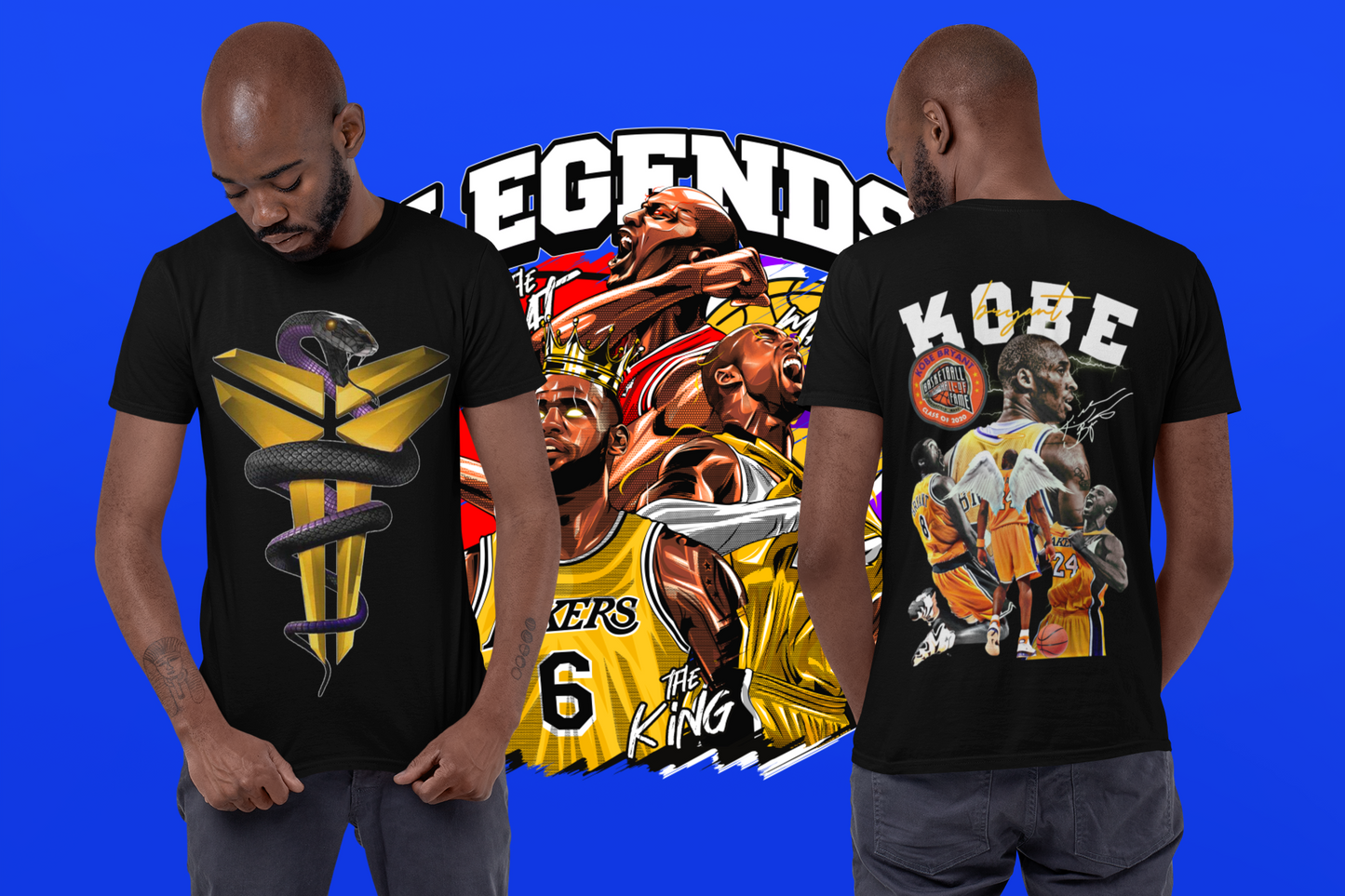 LONG, SHORT SLEEVES AND HOODIES KOBE BLACK MAMBA